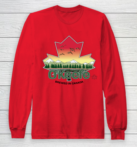 Beer Lover Funny Shirt O'Keefe Brewery  Brewed in Canada Long Sleeve T-Shirt 7