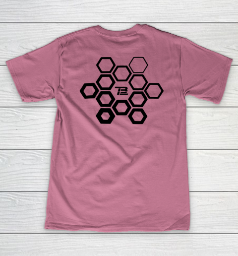 Tb X Tb Print In Front And Back Women's V-Neck T-Shirt 15