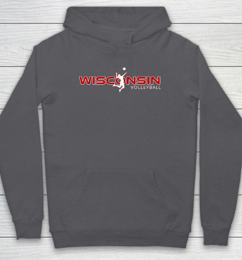 Wisconsin Volleyball Shirt WI Court Game The Badger State Souvenir Hoodie 4