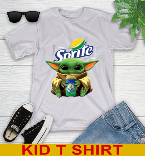 Star Wars Baby Yoda Hugs Sprite Soft Drink Shirt 105