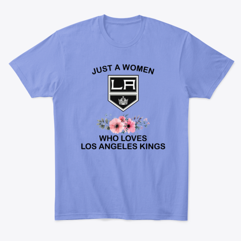 spmu just a woman who loves los angeles kings classic t shirt 2 front violet