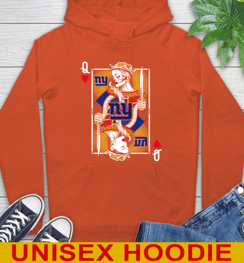 NFL Football New York Giants The Queen Of Hearts Card Shirt Hoodie 4