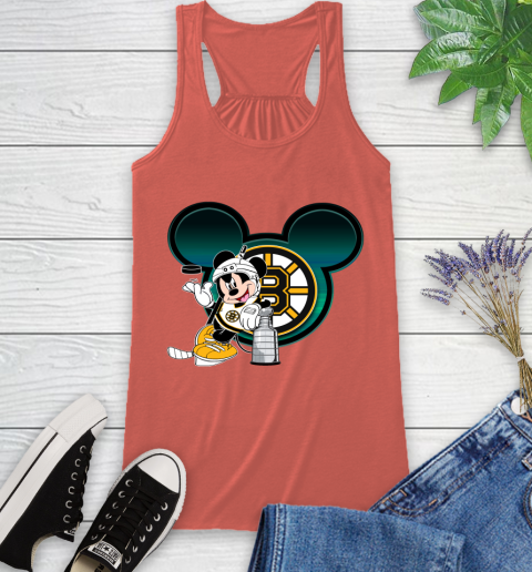 NHL Boston Bruins Stanley Cup Mickey Mouse Disney Hockey T Shirt Racerback Tank 4