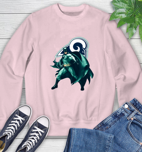 NFL Batman Football Sports Los Angeles Rams Sweatshirt 9