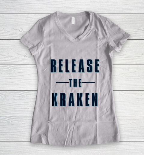 Release the Kraken Awsome Women's V-Neck T-Shirt