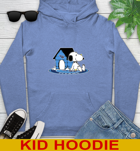 NFL Football Tennessee Titans Snoopy The Peanuts Movie Shirt Youth Hoodie 12