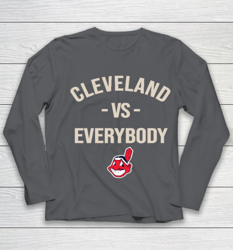 Cleveland Indians Vs Everybody Youth Long Sleeve 6