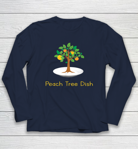 Peach Tree Dish Sarcastic Witty Humor Petri Dish Long Sleeve T-Shirt - Image 3