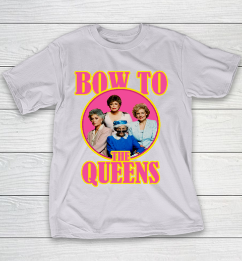 Golden Girls Tshirt Bow To The Queens Youth T-Shirt 2
