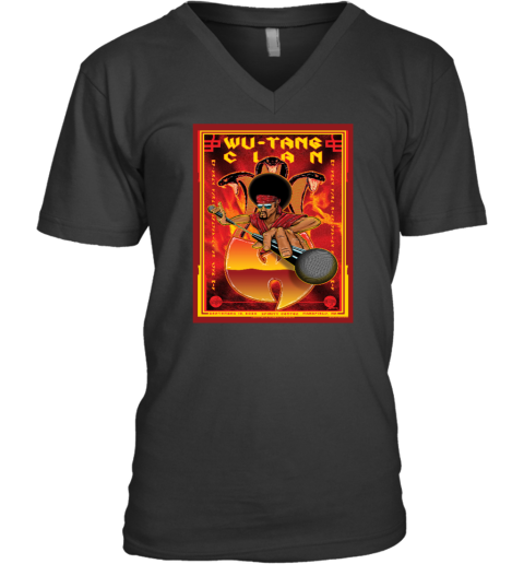 Wu Tang Clan Mansfield September 10, 2022 V-Neck T-Shirt