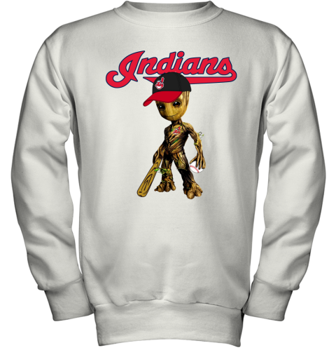 MLB Cleveland Indians Groot Guardians Of The Galaxy Baseball - Rookbrand