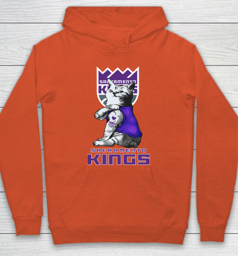 NBA Basketball My Cat Loves Sacramento Kings Hoodie 3