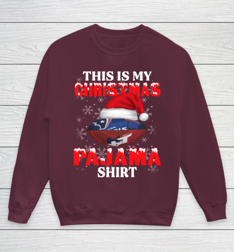 Houston Texans This Is My Christmas Pajama Shirt NFL Youth Sweatshirt 4
