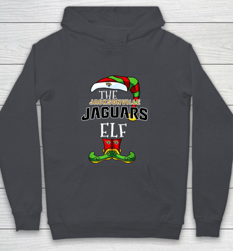Jacksonville Jaguars Christmas ELF Funny NFL Youth Hoodie 5