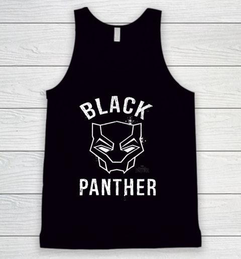 Marvel Black Panther Movie Collegiate Graffiti Mask Tank Top