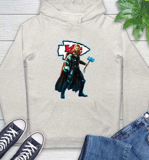 NFL Thor Avengers Endgame Football Kansas City Chiefs Hoodie 12