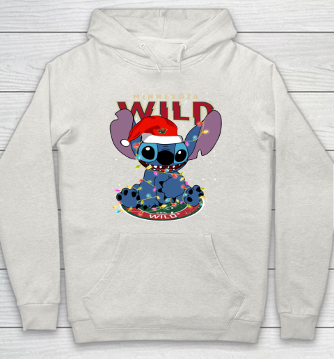 Minnesota Wild NHL Hockey noel stitch Christmas Hoodie 8