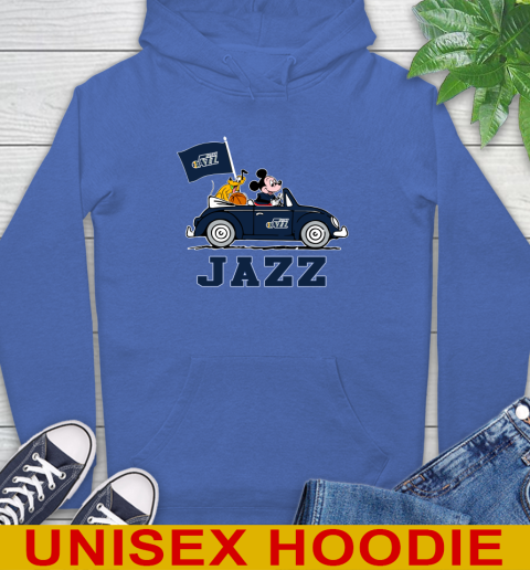NBA Basketball Utah Jazz Pluto Mickey Driving Disney Shirt Hoodie 9