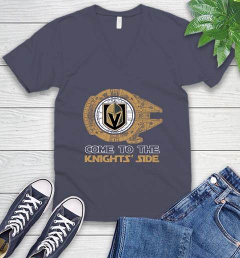 NHL Come To The Vegas Golden Knights Wars Hockey Sports V-Neck T-Shirt 7