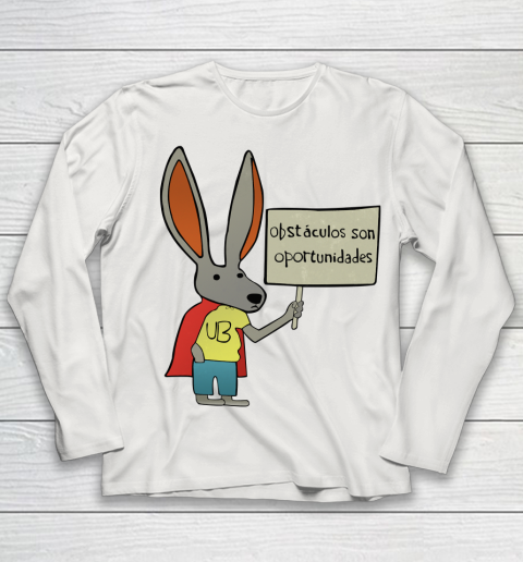 Rick Flag Shirt  Ultra Bunny with a Sign Youth Long Sleeve 8