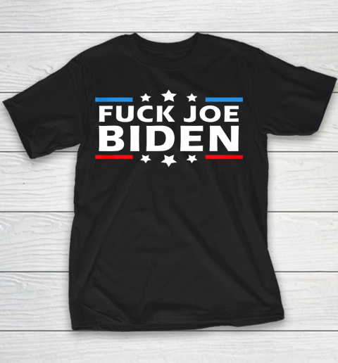 Fuck Joe Biden Funny Election Anti Biden Debate Youth T-Shirt