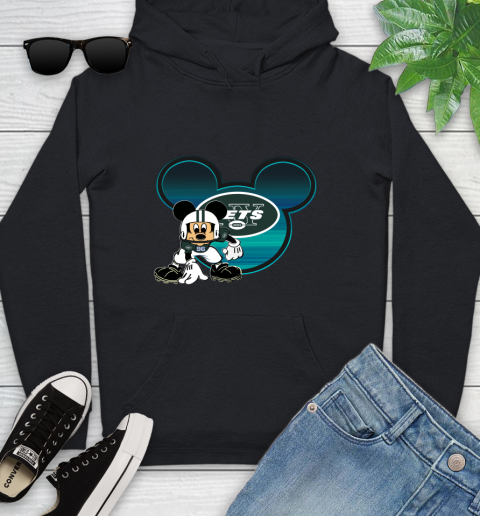 NFL New York Jets Mickey Mouse Disney Football T Shirt Youth Hoodie 2