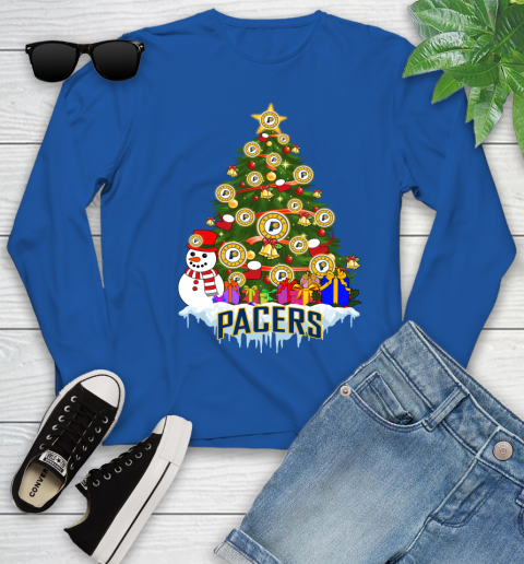Indiana Pacers Merry Christmas NBA Basketball Sports Youth Long Sleeve 9