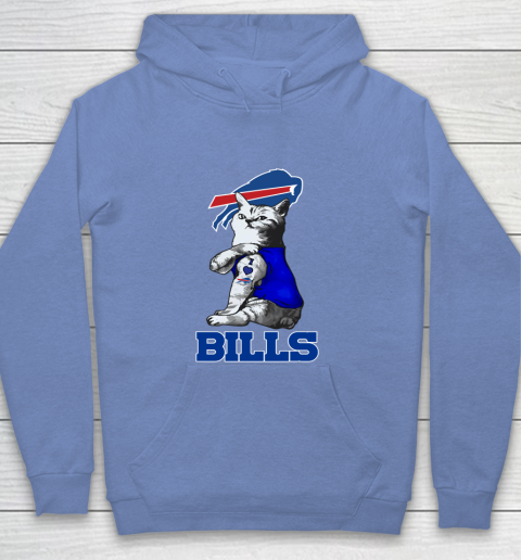 NFL Football My Cat Loves Buffalo Bills Youth Hoodie 8