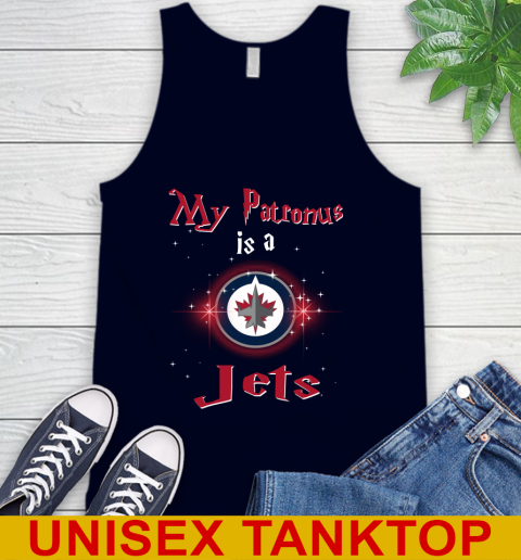 NHL Hockey Harry Potter My Patronus Is A Winnipeg Jets Tank Top 2