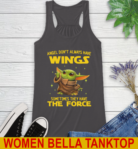 Baby Yoda Angel Don't Always Have Wings They Have The Force Shirt 46