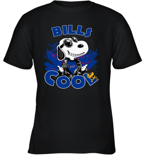 Buffalo Bills Snoopy Joe Cool We're Awesome Youth T-Shirt