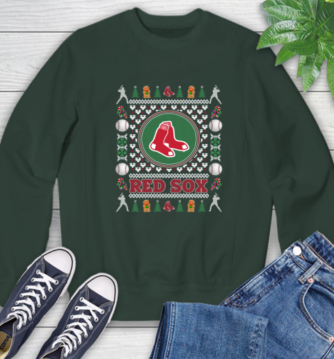 Boston Red Sox Merry Christmas MLB Baseball Loyal Fan Ugly Shirt 36