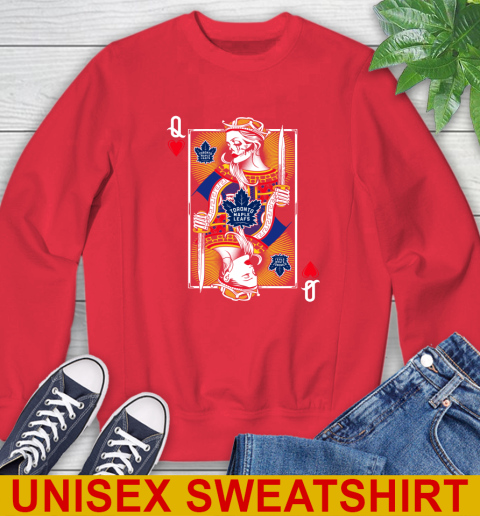 NHL Hockey Toronto Maple Leafs The Queen Of Hearts Card Shirt Sweatshirt 12