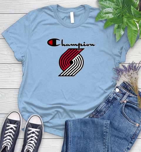 NBA Basketball Portland Trail Blazers Champion Shirt Women's T-Shirt 6