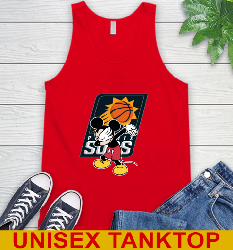 Phoenix Suns NBA Basketball Dabbing Mickey Disney Sports Tank Top 6