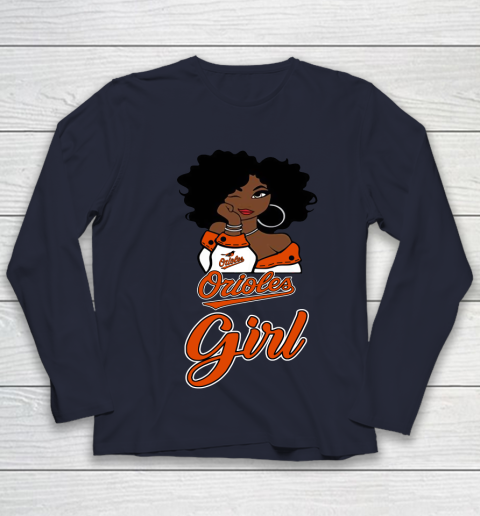 Baltimore Orioles Girl MLB Youth Long Sleeve 3