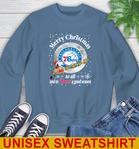 Philadelphia 76ers Merry Christmas To All And To 76ers A Good Season NBA Basketball Sports Sweatshirt 10