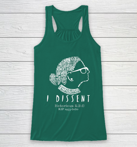 Notorious RBG 1833  2020 R.I.P Ruth Bader Ginsburg I Dissent Racerback Tank 5
