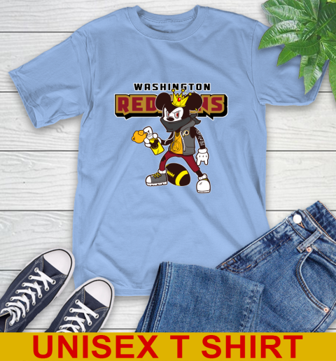 Washington Redskins NFL Football Mickey Peace Sign Sports T-Shirt 11