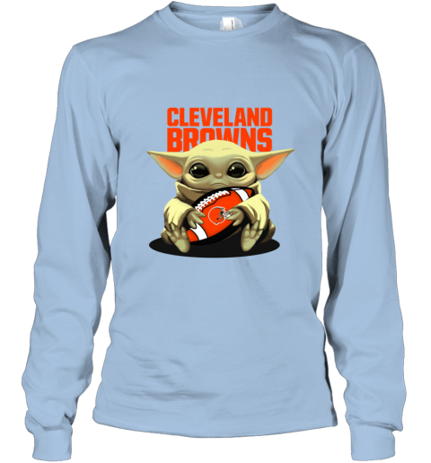 Cleveland Browns Baby Yoda Star Wars Lover 3D Hoodie Christmas Gift For Men  And Women