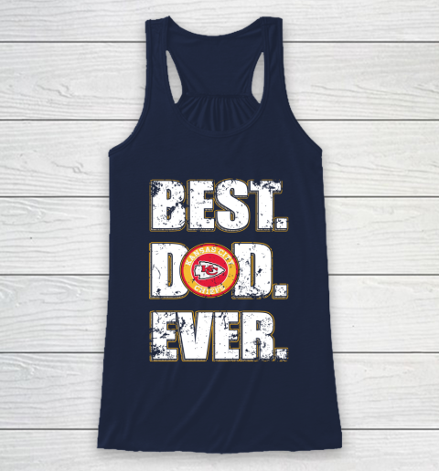 NFL Kansas City Chiefs Football Best Dad Ever Family Shirt Racerback Tank 8