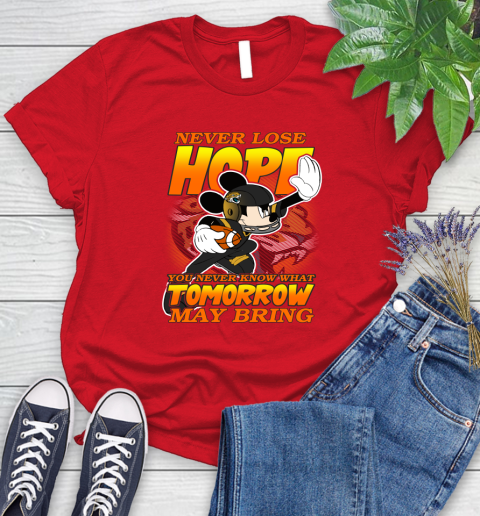 Jacksonville Jaguars NFL Football Mickey Disney Never Lose Hope Women's T-Shirt 13