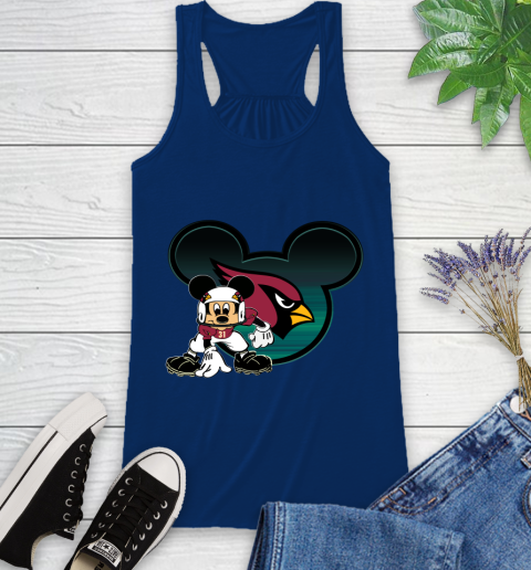 NFL Arizona Cardinals Mickey Mouse Disney Football T Shirt Racerback Tank 9