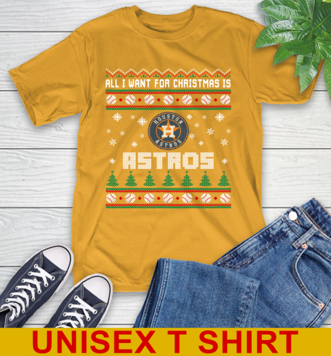 MLB All I Want For Christmas Is Houston Astros Baseball Sports 2