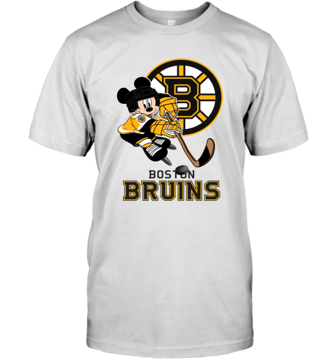 NHL Boston Bruins Mickey Mouse Disney Hockey T Shirt
