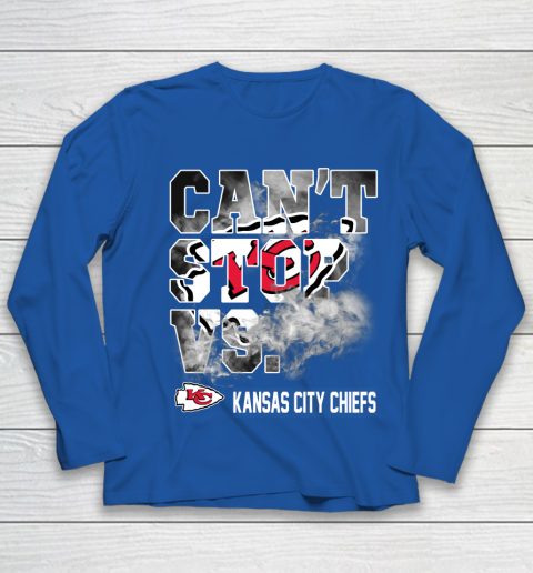NFL Kansas City Chiefs Can't Stop Vs Youth Long Sleeve 7