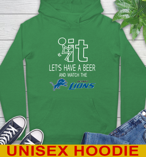 Detroit Lions Football NFL Let's Have A Beer And Watch Your Team Sports Hoodie 8
