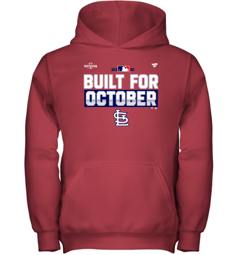 Cardinals Built For October Youth Hoodie