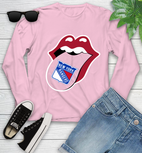 New York Rangers NHL Hockey Lips I Root For My Team Adoring Fan 134