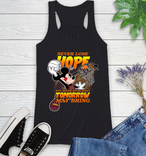 Cleveland Cavaliers NBA Basketball Mickey Disney Never Lose Hope Racerback Tank